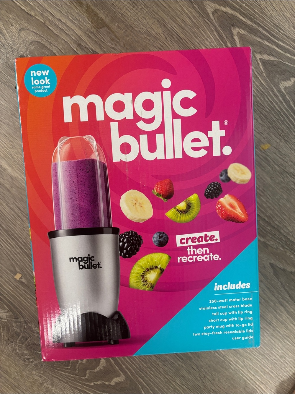 Magic Bullet Personal Blender - Silver 11 Piece NEW IN BOX